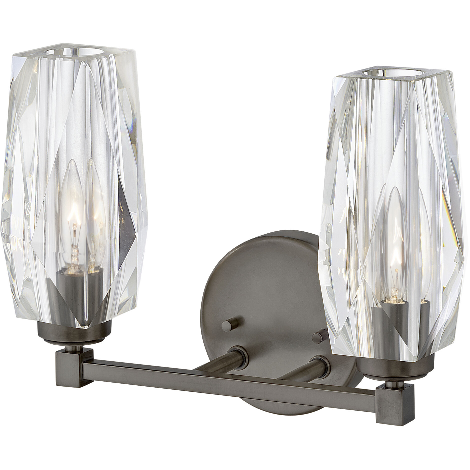 Ana 2 Light 13.75 inch Black Oxide Vanity Light Wall Light