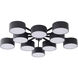 Canada LED 38 inch Black LED Chandelier Ceiling Light