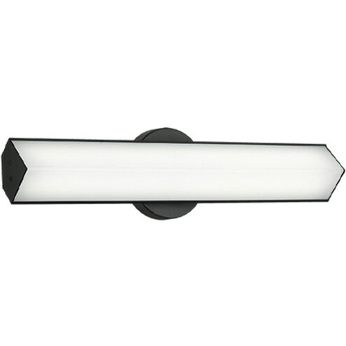 Jade LED 18 inch Black Bath Vanity Light Wall Light