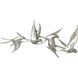 Flock German Silver Dimensional Wall Art