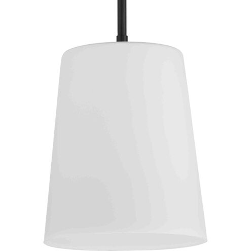 Clarion 1 Light 9 inch Matte Black Pendant Ceiling Light