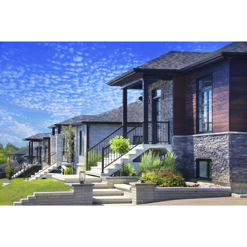 Dunbroch 1 Light 22.75 inch Black Outdoor Pier Mounted Fixture