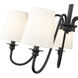 Gianna 5 Light 26 inch Matte Black Chandelier Ceiling Light