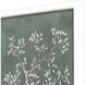 Delicate Tree Green and Beige and White Framed Art