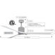 Atlas Nan XL 72 inch Textured Bronze with Walnut Blades Ceiling Fan