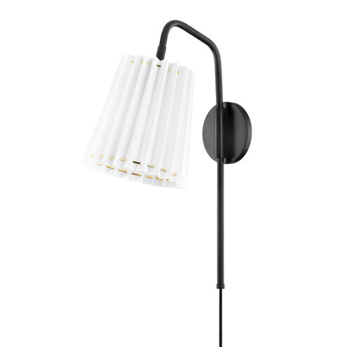 Demi 13 inch 60.00 watt Soft Black Portable Wall Sconce Wall Light
