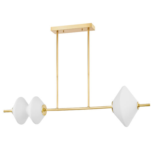 Barrow LED 60 inch Aged Brass Island Light Ceiling Light