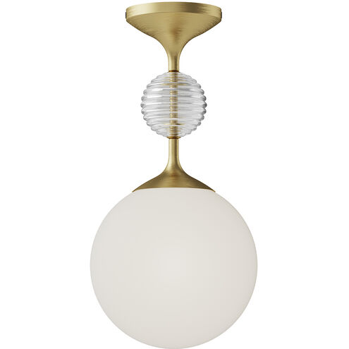 Alora Mood Celia 1 Light 7.88 inch Brushed Gold Semi Flush Mount Ceiling Light
