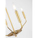 Enzo 4 Light 18 inch Brass Pendant Ceiling Light