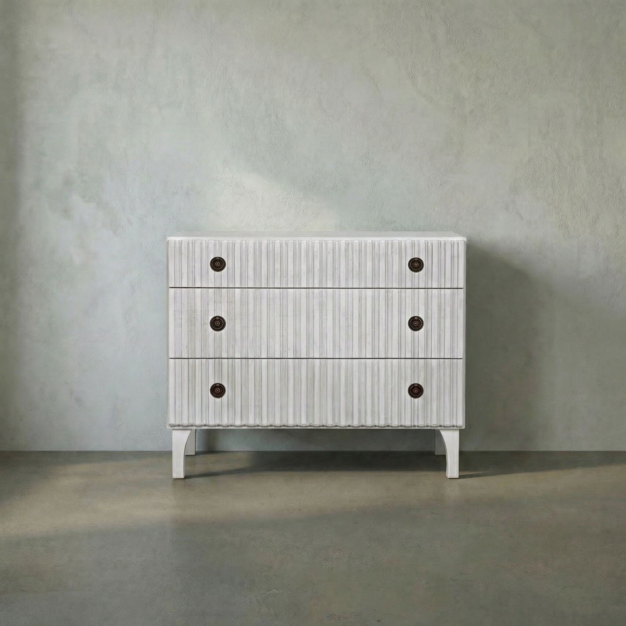 Daryl White Wash Dresser