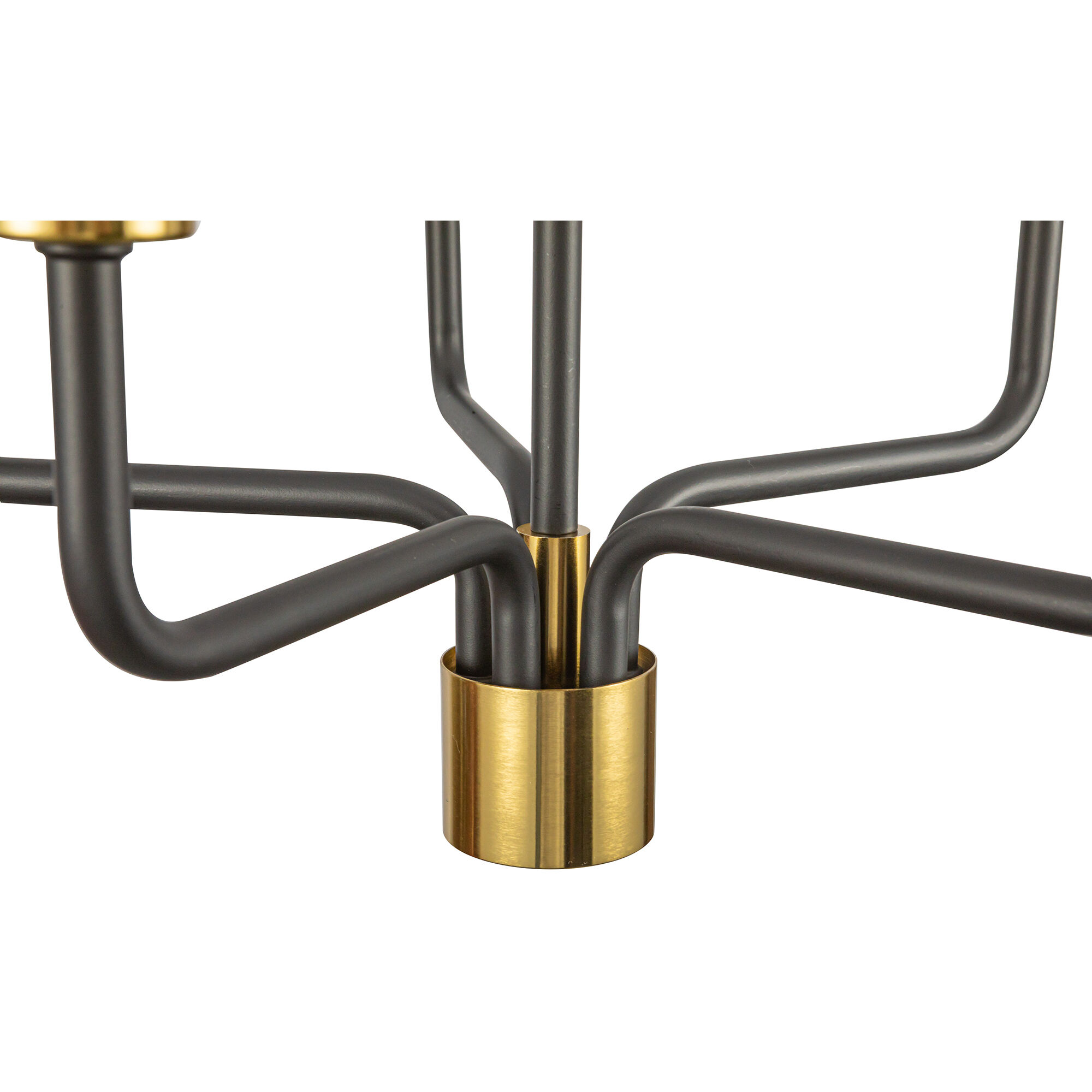 Providence 5 Light 24 inch Black and Brushed Brass Pendant Ceiling Light