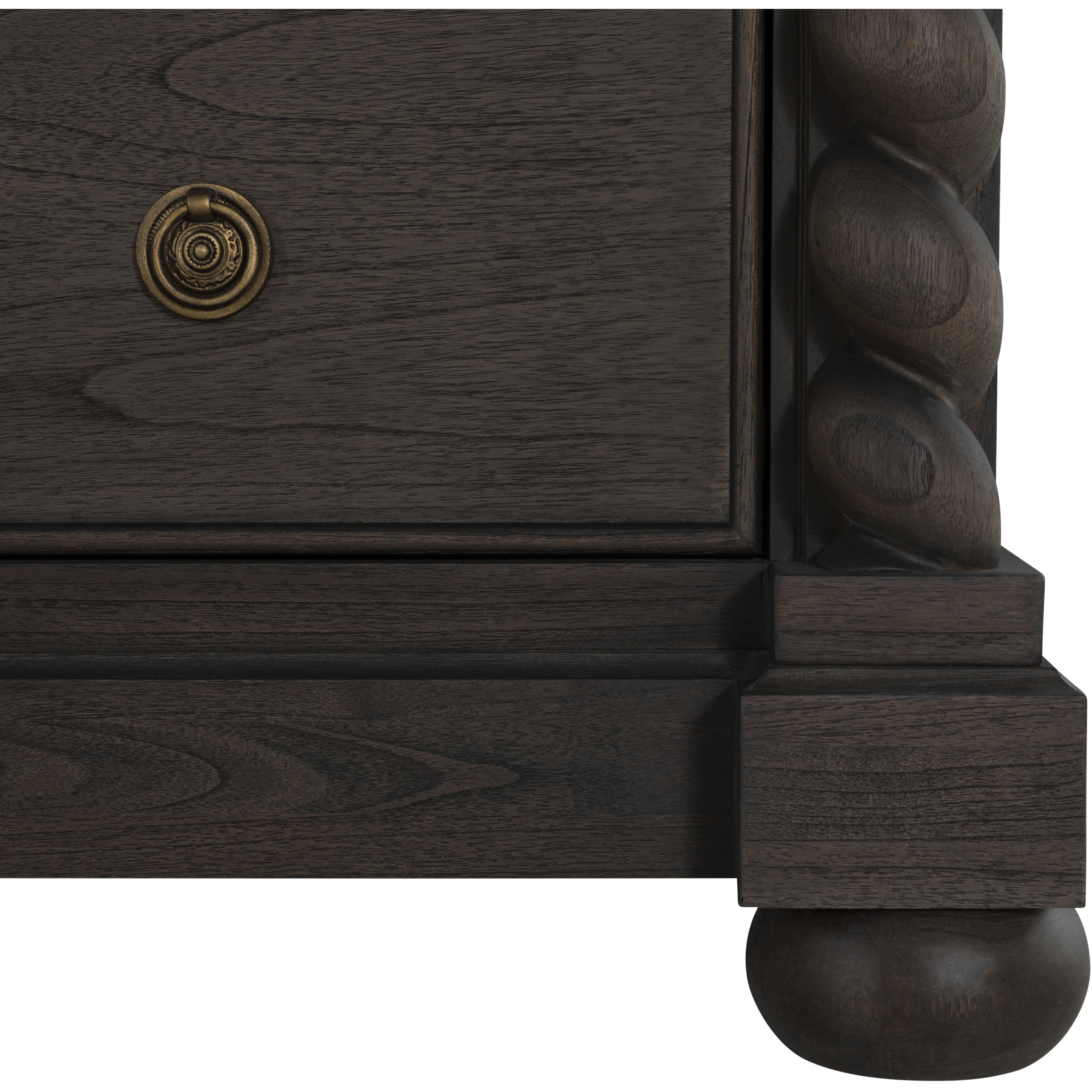 Burkhardt Cerused White / Dark Antique Bronze Dresser