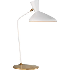 AERIN Austen 25.75 inch 40 watt Matte White Table Lamp Portable Light, Large