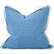 Madcap Cottage 24 inch Cove End Indigo Pillow, with Down Insert