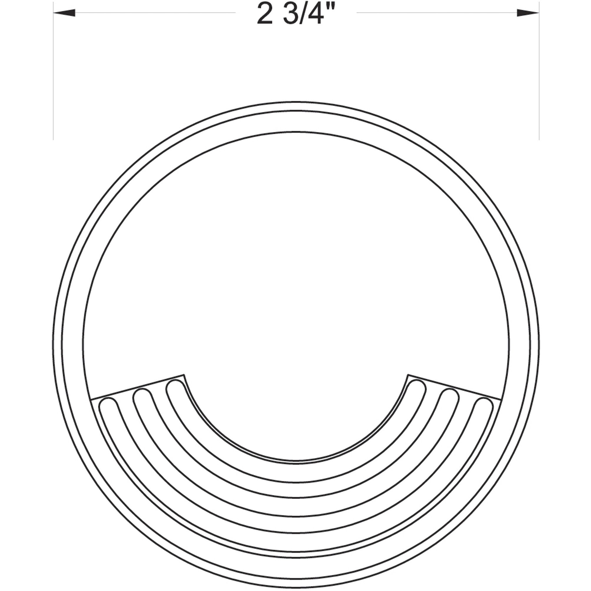 Sparta Flare 12v 4.00 watt Stainless Steel Landscape Well Light, Quad-Directional