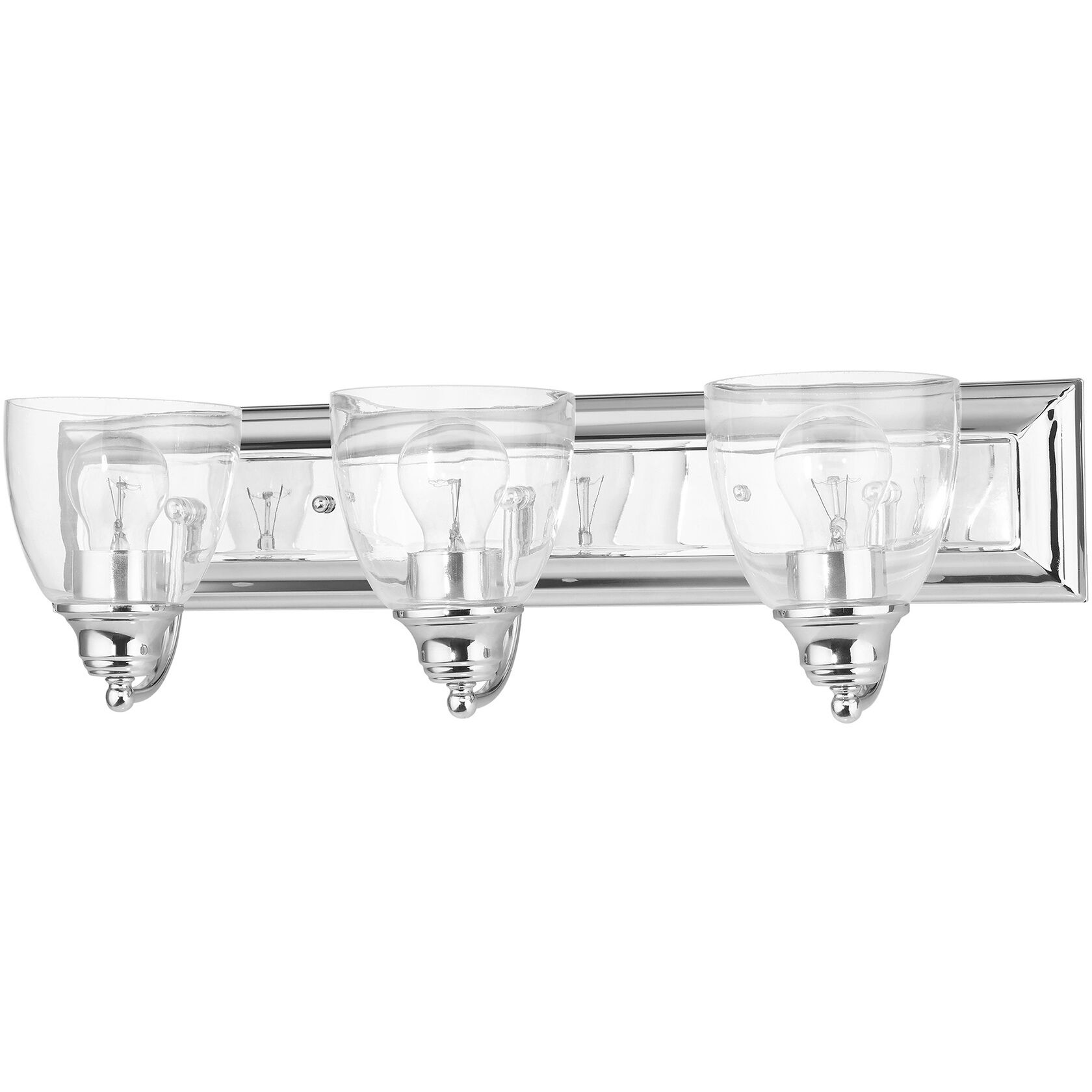 Birmingham 3 Light 24 inch Polished Chrome Vanity Sconce Wall Light