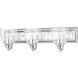 Birmingham 3 Light 24 inch Polished Chrome Vanity Sconce Wall Light
