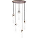 Flint Additions 24 inch Winter Brass Pendant Ceiling Light