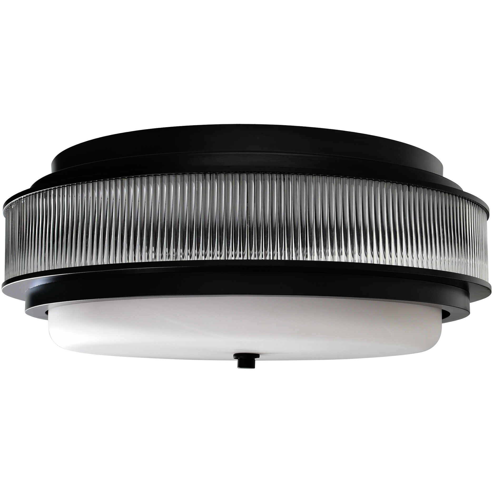 Valdivia 4 Light 18 inch Black Flush Mount Ceiling Light