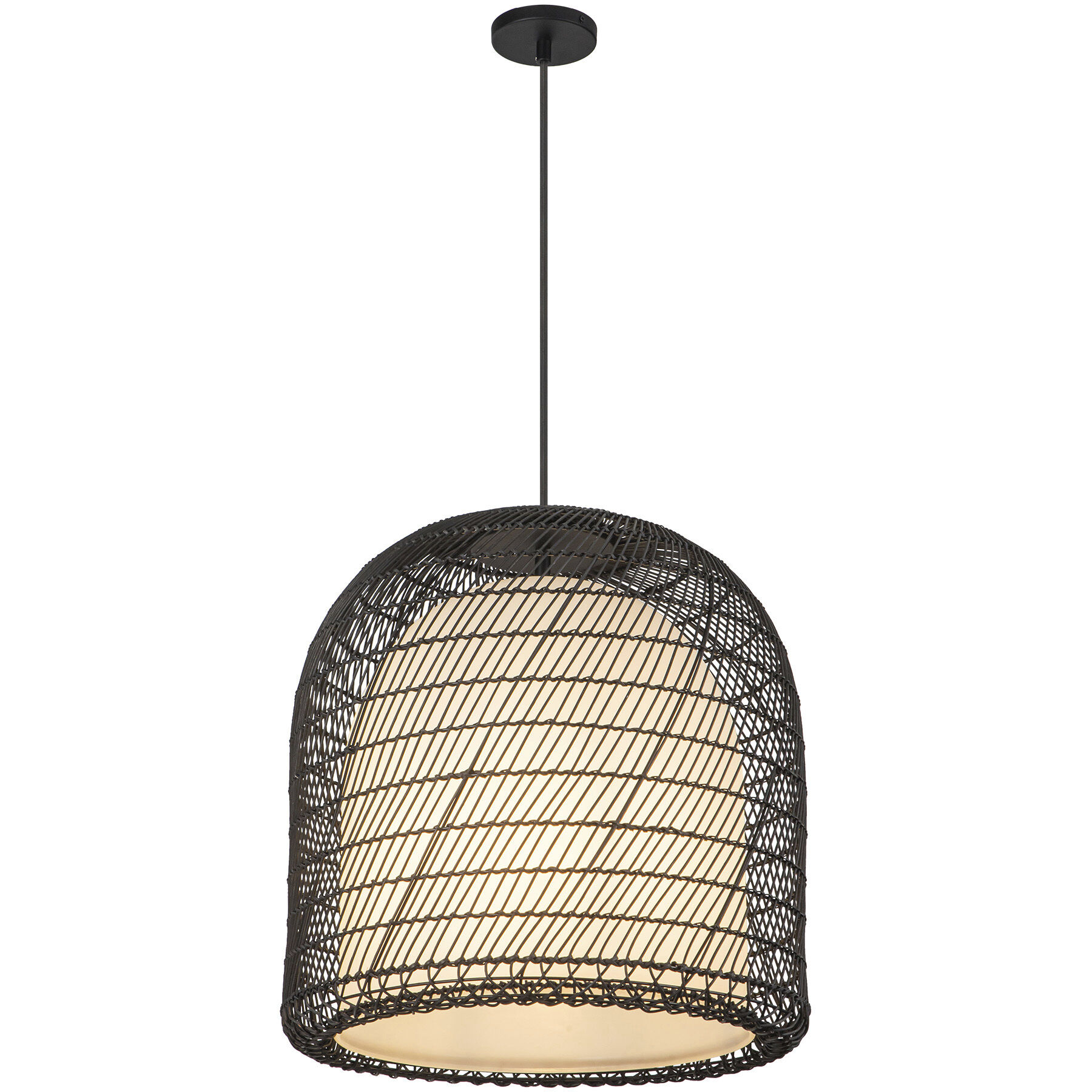 Alora Mood Bondi Pendant Ceiling Light in Matte Black