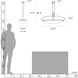 Mackintosh 2 Light 32.5 inch Ink Pendant Ceiling Light