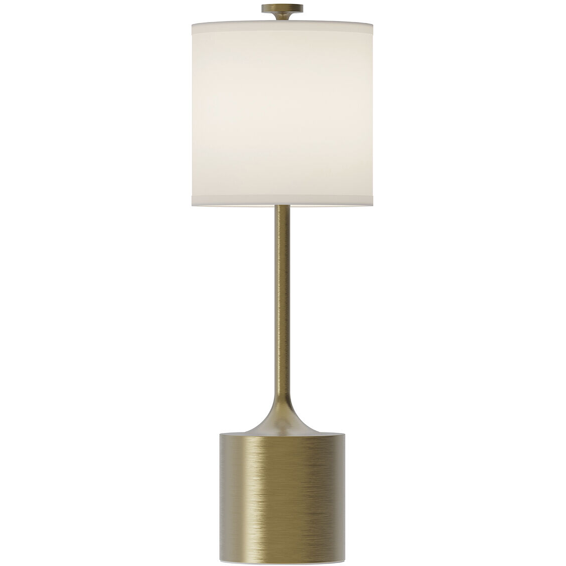 Alora Mood Issa 26.38 inch 60.00 watt Brushed Gold/Ivory Linen Table Lamp Portable Light in Brushed Gold and Ivory Linen