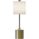 Alora Mood Issa 26.38 inch 60.00 watt Brushed Gold/Ivory Linen Table Lamp Portable Light in Brushed Gold and Ivory Linen