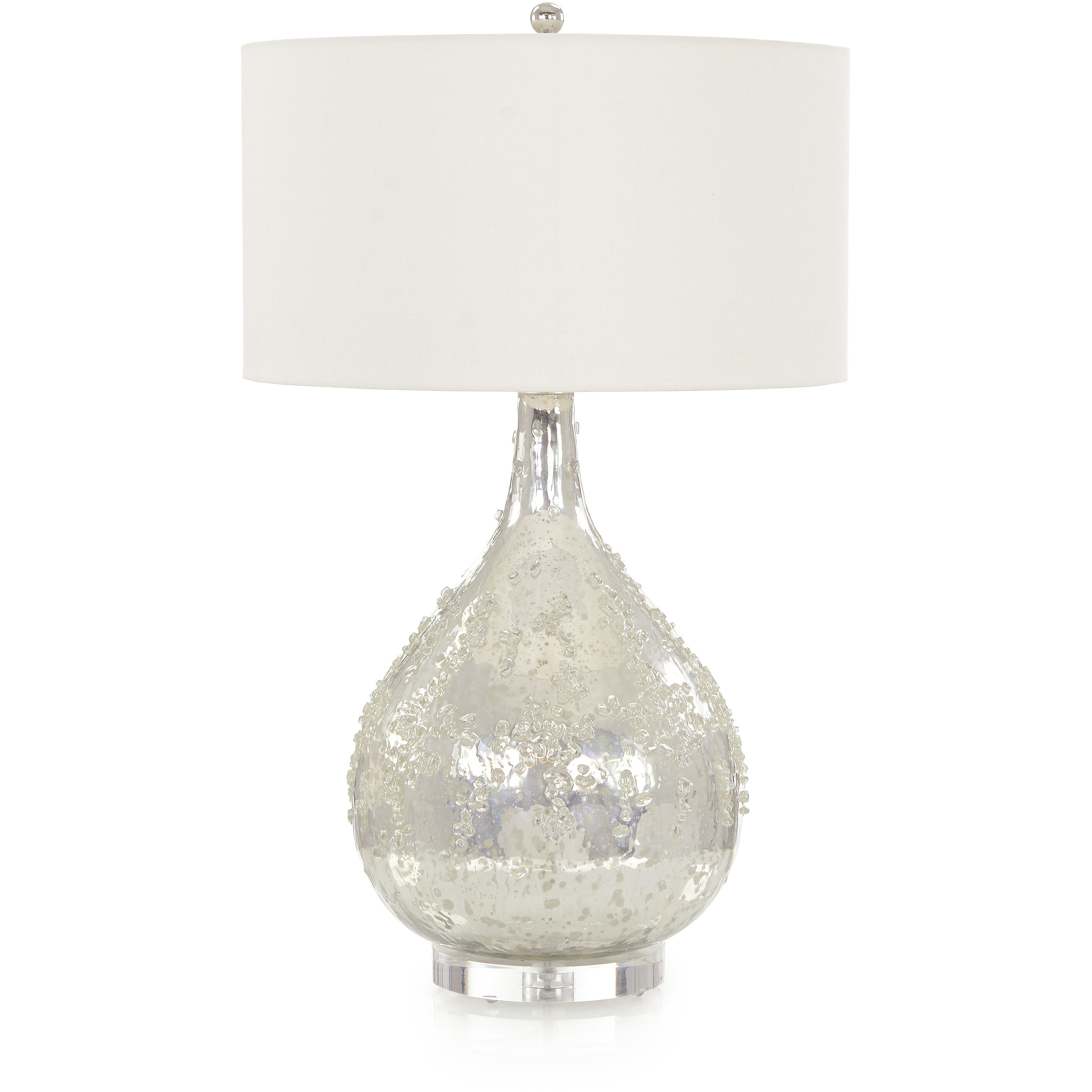 Leah Silver Table Lamp Portable Light
