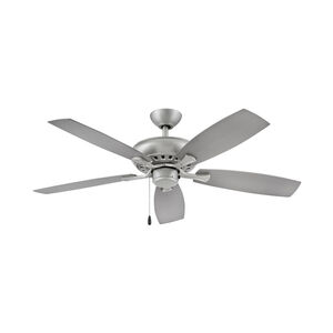 Highland Wet 52 inch Brushed Nickel with Silver Blades Fan, Regency Series