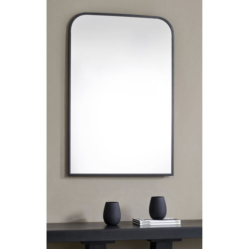Jackline 36 X 24 inch Matte Black and Clear Mirror