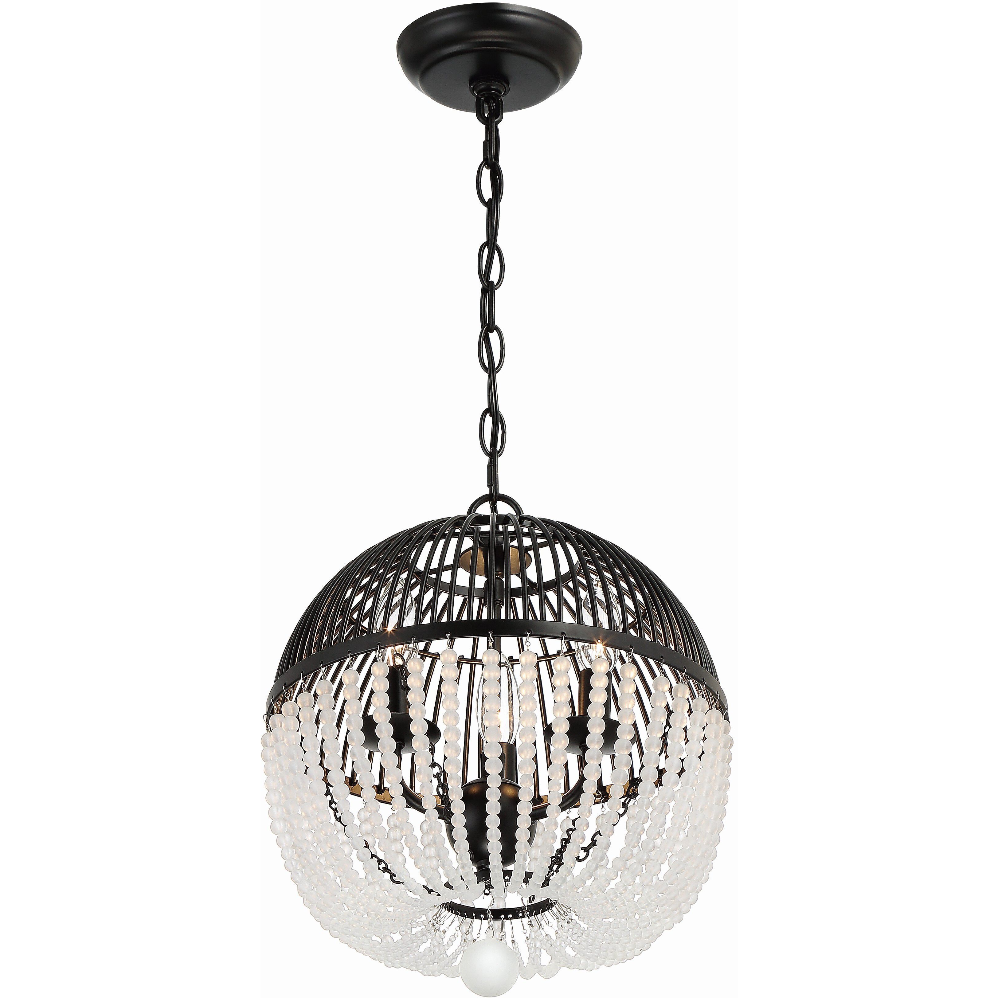 Duval Pendant Ceiling Light in Matte Black