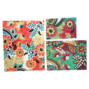 Georgiana Red and Multi-Color Notebook