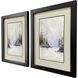 Mountain River Gray and Neutral and Blue and Brown Framed Art, Propac