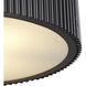 Brendon 3 Light 17 inch Oil Rubbed Bronze Flush Mount Ceiling Light