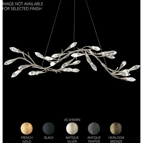 Secret Garden LED 56 inch Heirloom Bronze Linear Pendant Ceiling Light, Schonbek Signature