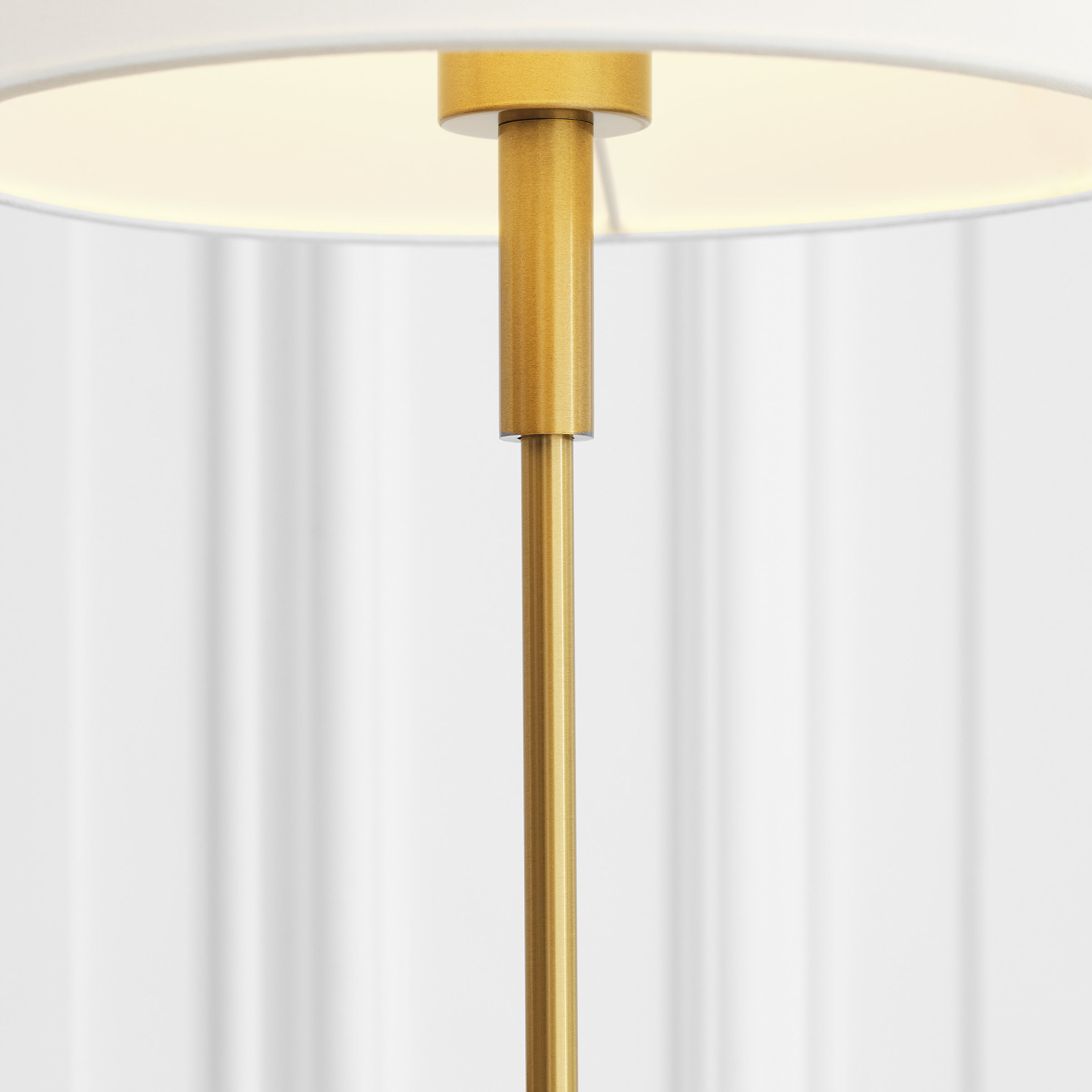 Drew & Jonathan Porteau 23 inch 9.00 watt Satin Brass Table Lamp Portable Light