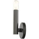 Copenhagen 1 Light 5.13 inch Black Chrome ADA Wall Sconce Wall Light, Single