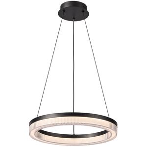 Ari LED 15.8 inch Black Pendant Ceiling Light