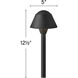 Rex 12v 1.50 watt Textured Black Landscape Path Light