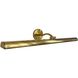 Reina 40 watt 32 inch Aged Brass Picture Light Wall Light