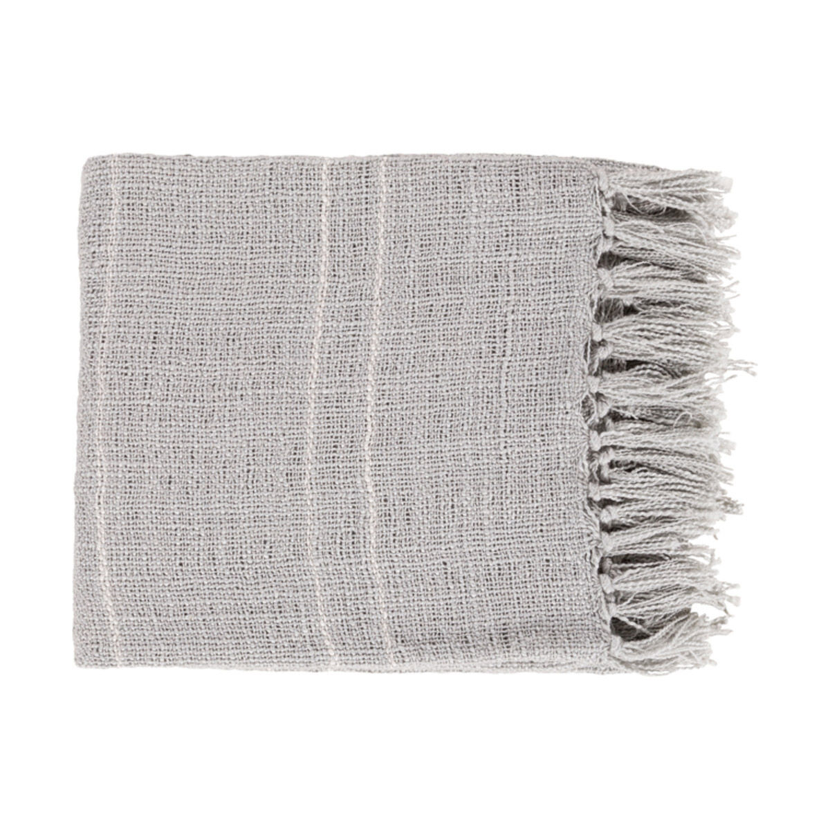 Traveler 60 X 50 inch Grey and White Throw