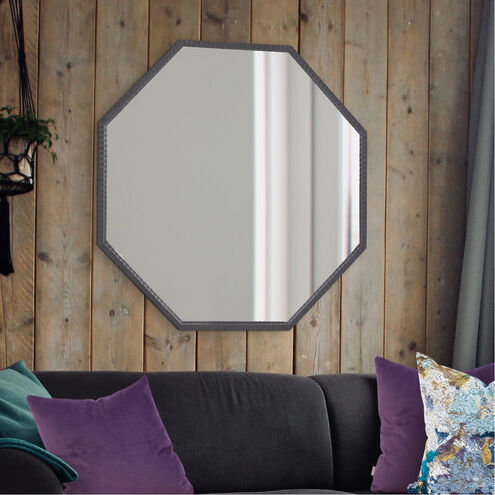 Ronan 40 X 40 inch Matte Graphite Wall Mirror