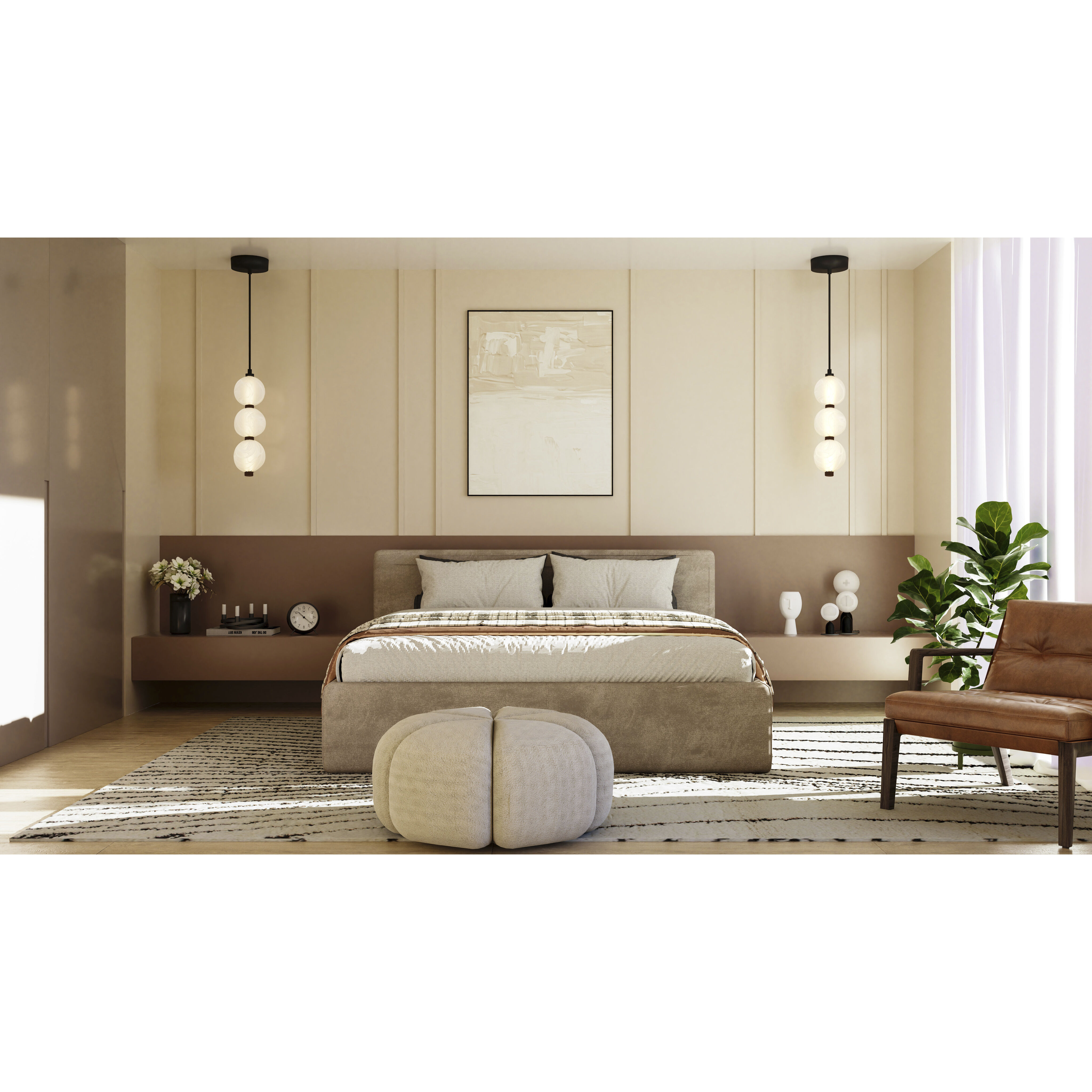 Clarendon LED 5.25 inch Matte Black Mini Pendant Ceiling Light, Small