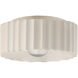 Radiance 1 Light 13 inch Matte White Flush Mount Ceiling Light