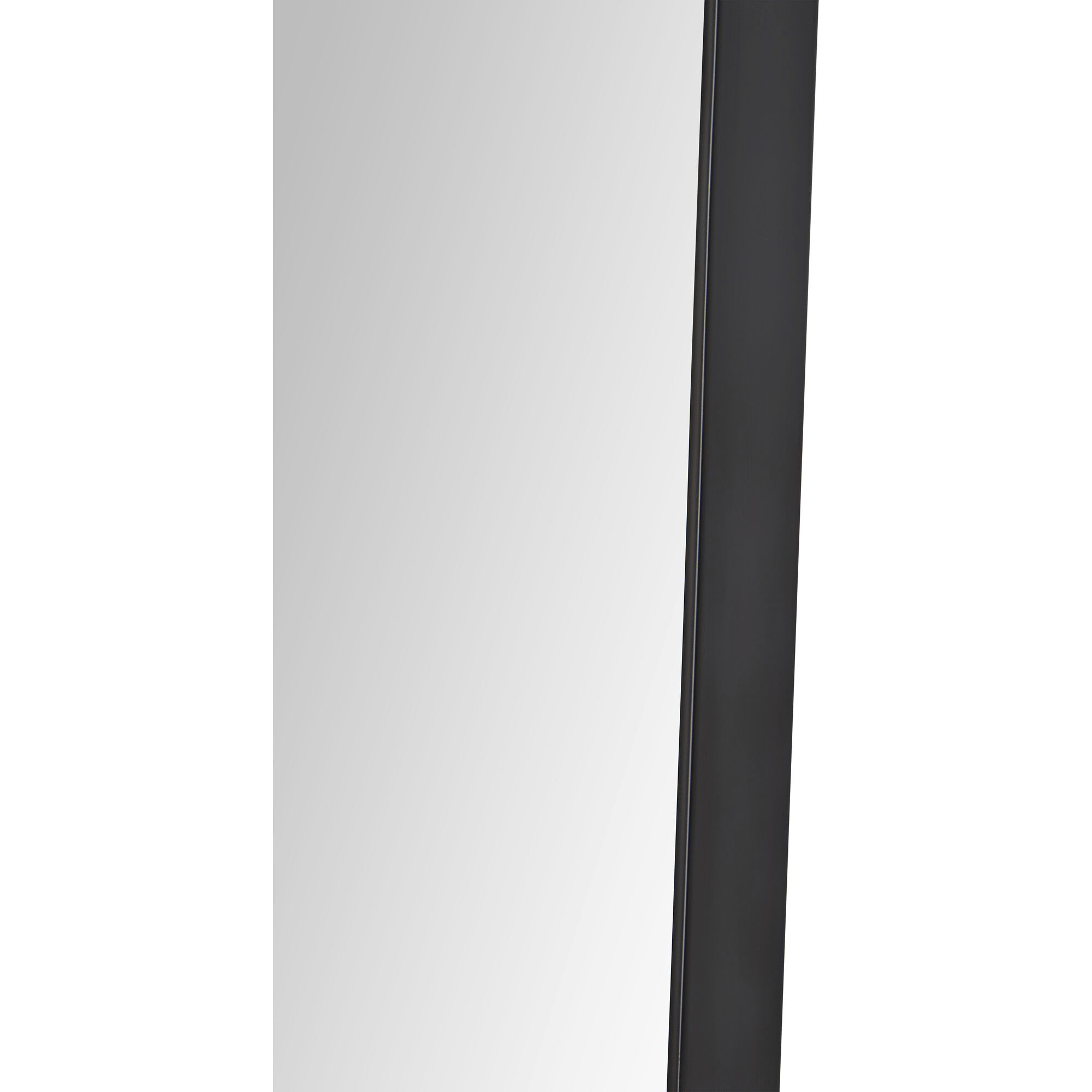 Nashua 36 X 24 inch Matte Black and Clear Mirror