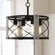 Burien 4 Light 18 inch Black and Washed Ash Pendant Ceiling Light