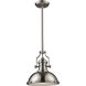 Chadwick 1 Light 13 inch Satin Nickel Pendant Ceiling Light
