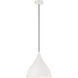 Oden 1 Light 14 inch Matte White Pendant Ceiling Light
