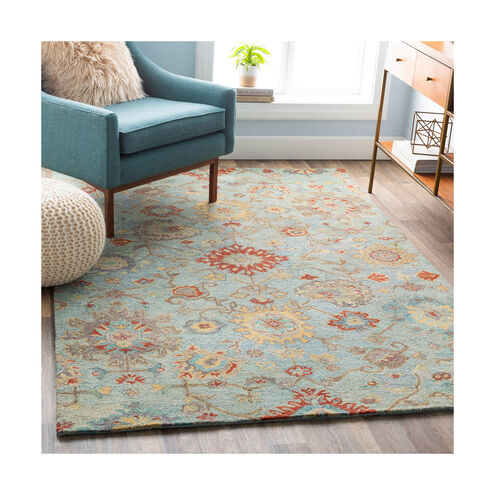 Lester 36 X 24 inch Emerald Rug, Rectangle