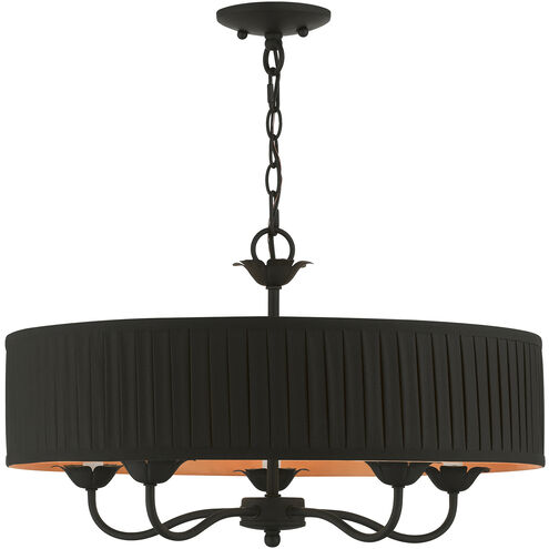 Harrington 5 Light 23 inch Black Pendant Chandelier Ceiling Light